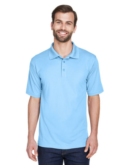 UltraClub Men's Cool & Dry Mesh Polo: UV-Protected, Moisture-Wicking Shirt