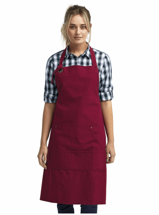 Artisan Collection 'Calibre' Heavy-Duty Canvas Apron with Pocket by Reprime