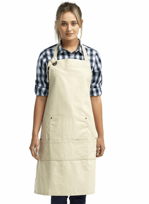 Artisan Collection 'Calibre' Heavy-Duty Canvas Apron with Pocket by Reprime