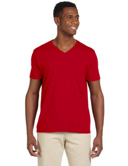 Gildan Softstyle V-Neck T-Shirt - Comfort & Style for Adults