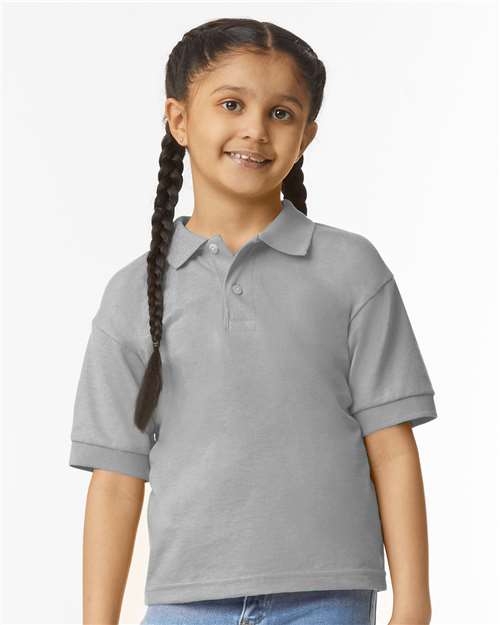 DryBlend® Youth Jersey Polo - Gildan | Moisture-Wicking, Durable, and Eco-Friendly Gildan