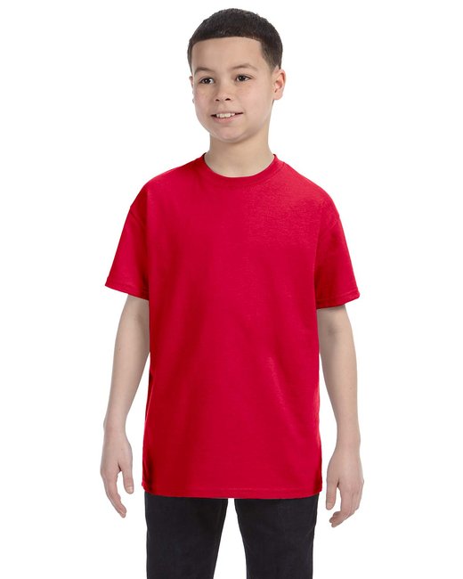 Gildan Youth Heavy Cotton™ T-Shirt – Reliable, Comfortable, Eco-Conscious SOYT Printing Company X-Small Red