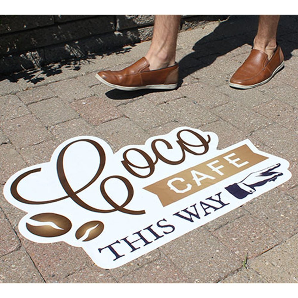 Custom Floor Decals in Sienna – Non-Slip, Scratch-Resistant & Fast - SOYT Printing Company