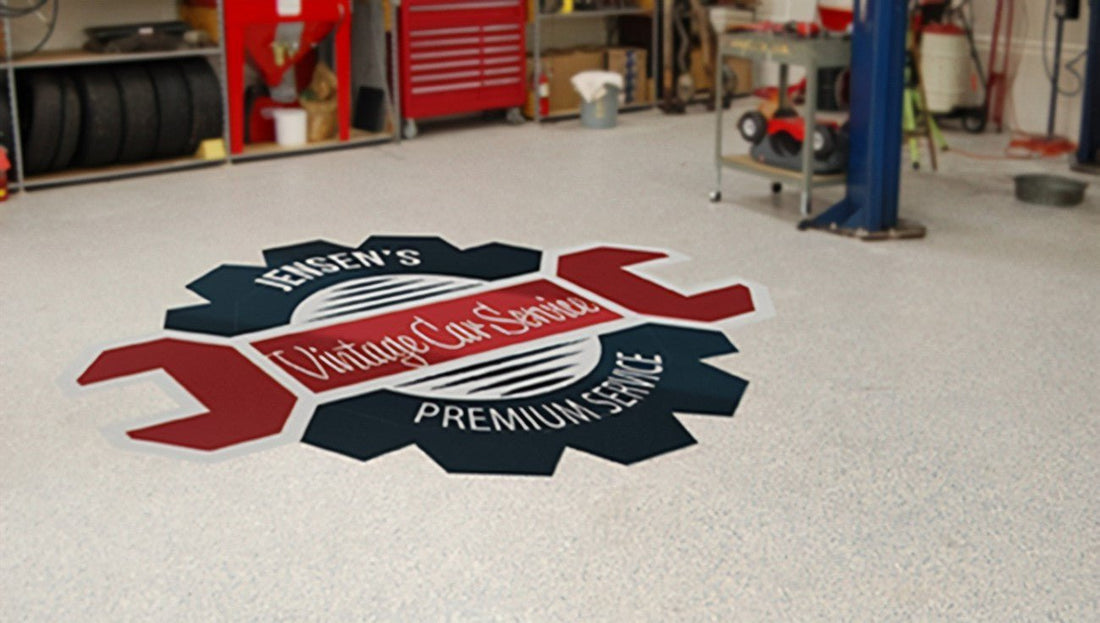 Custom Floor Decals in Meadows Place – Non-Slip, Scratch-Resistant & Fast - SOYT Printing Company