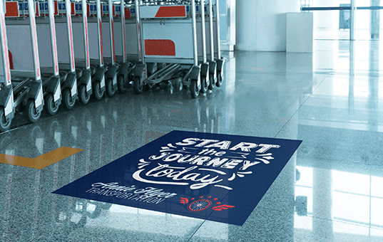 Custom Floor Decals in North Houston – Long-Lasting, Non-Slip & Fast - SOYT Printing Company