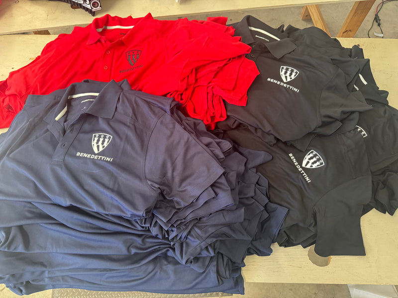 custom logo polo shirt printing supplier