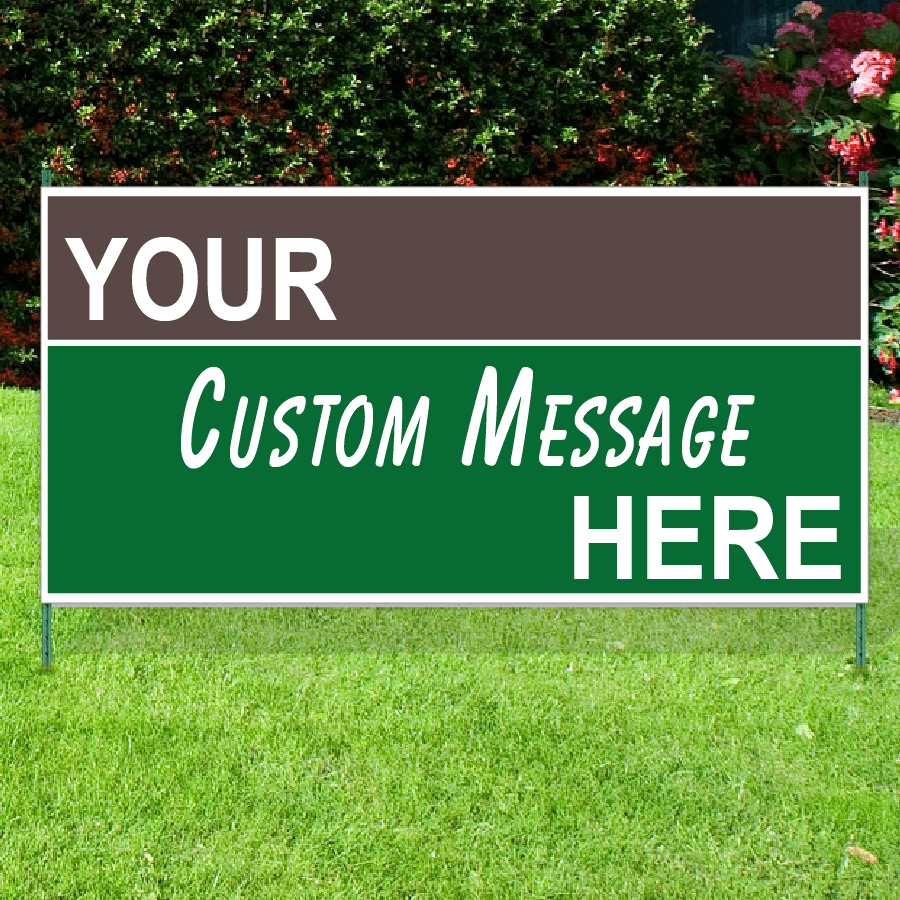 Custom Plastic Advertising Signs | Corrugated Plastic Printing