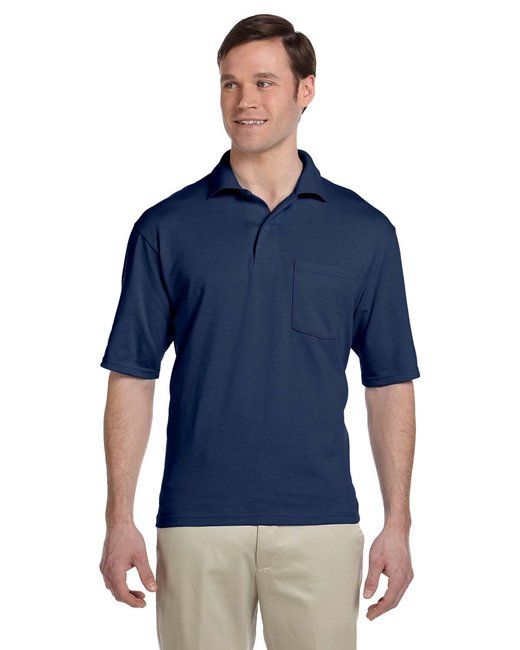 Jerzees Adult SpotShield™ Stain-Resistant Pocket Jersey Polo Jerzees
