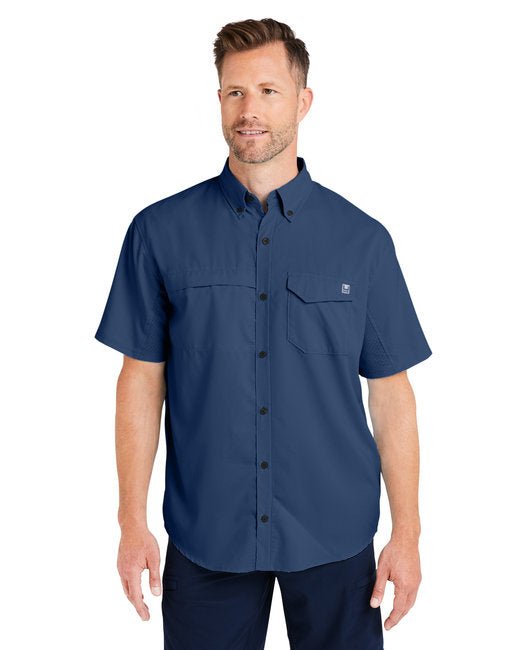 HUK Tide Point Short Sleeve Shirt UPF 30+ Breathable Moisture-Wicking
