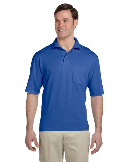 Jerzees Adult SpotShield™ Stain-Resistant Pocket Jersey Polo Jerzees