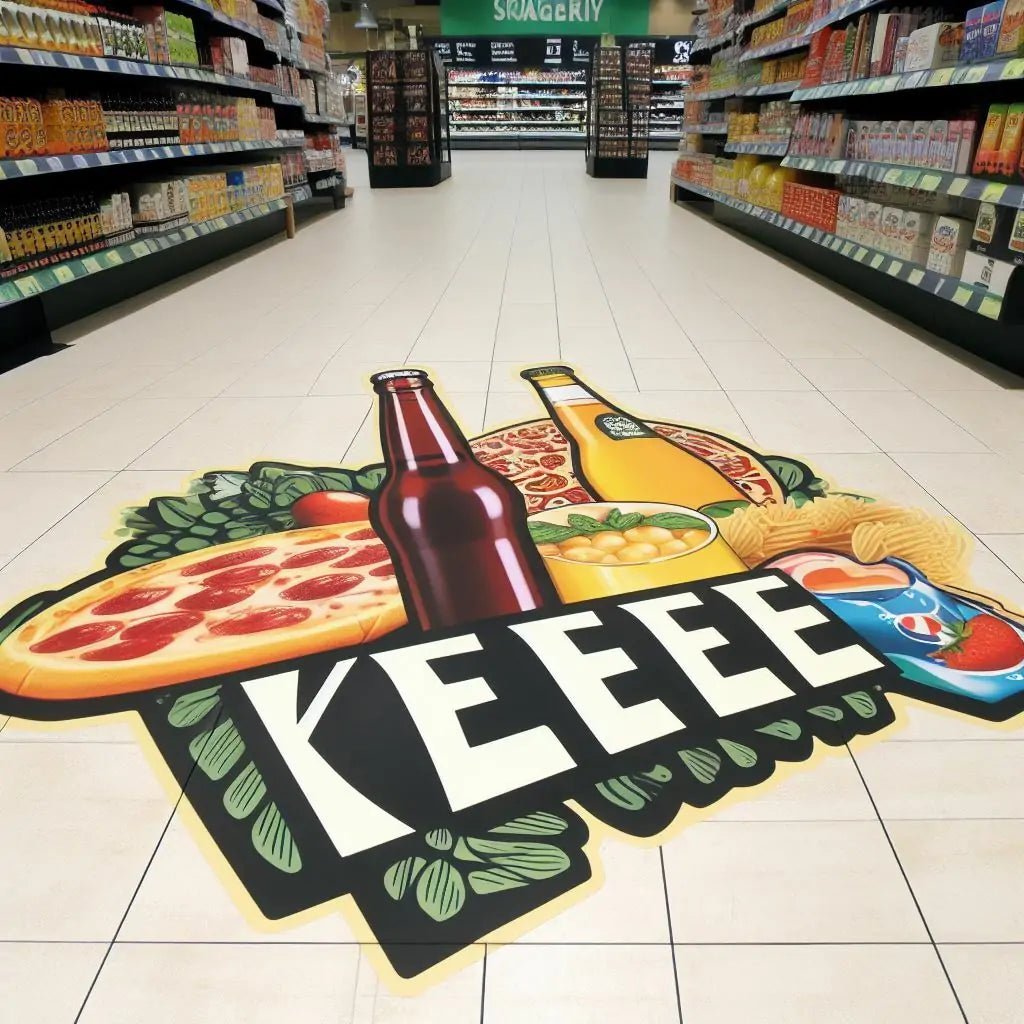 Custom Floor Logo Decals | Bulk Printing