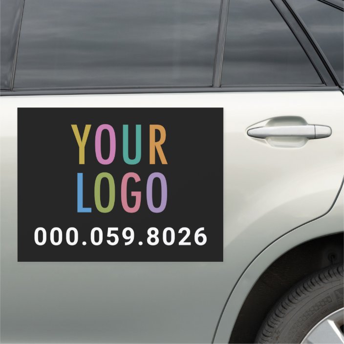Personalized magnetic signs for service vehicles, enhancing brand visibility on the road.